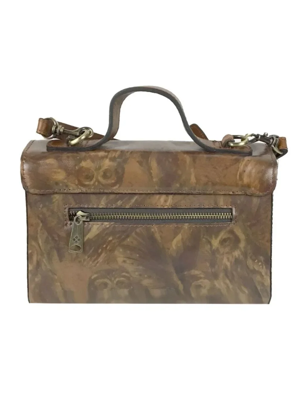 Patricia Nash Chauny Leather Satchel Bag